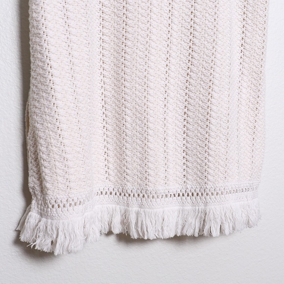 Knitted & Knotted Boho Crochet Knit Fringe Tunic - Picture 4 of 8